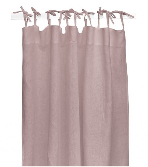 Linen Curtain Dusty Pink