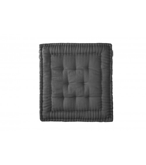 Linen Baby Nest / Quilted mat Graphite